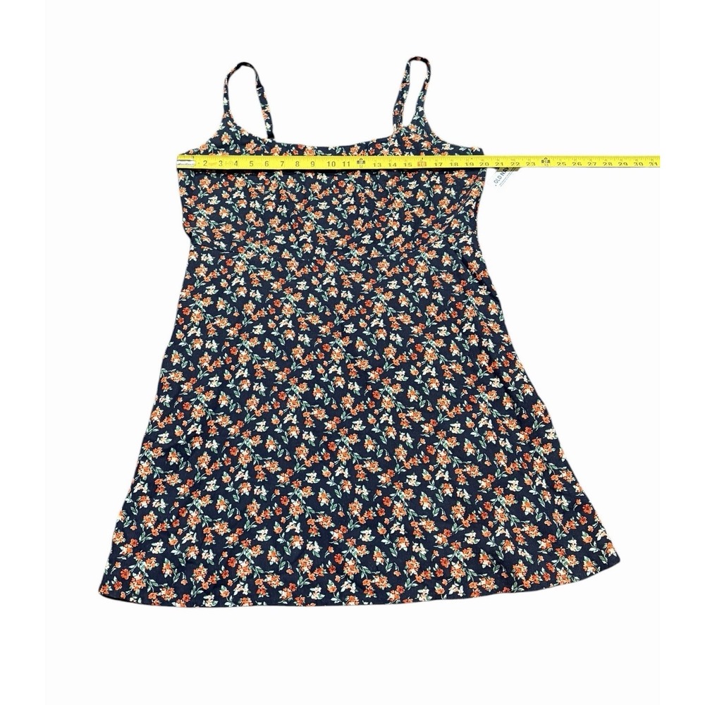 NWT Old Navy Black Floral Cami Sun Dress Smocked Back Cottagecore Summer XL - Picture 3 of 7